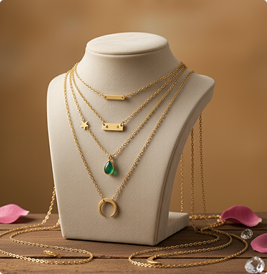 Designer Anti-Tarnish Necklaces